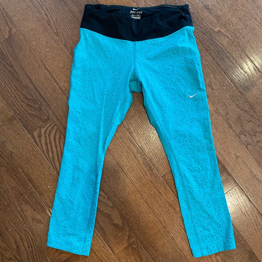Teal Nike Dri-Fit Leggings Sz S